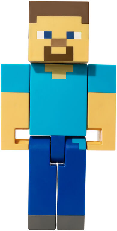 Minecraft - Figurine articulée à grande échelle de 21,6 cm (8,5 po) - Steve.