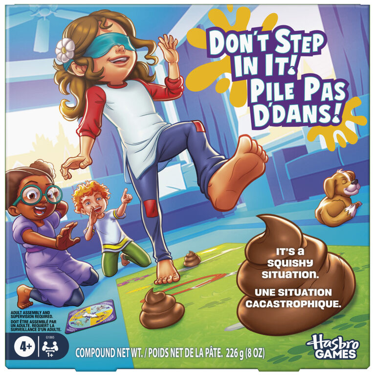 Pile pas d'dans! jeu avec roulette de démarches animales