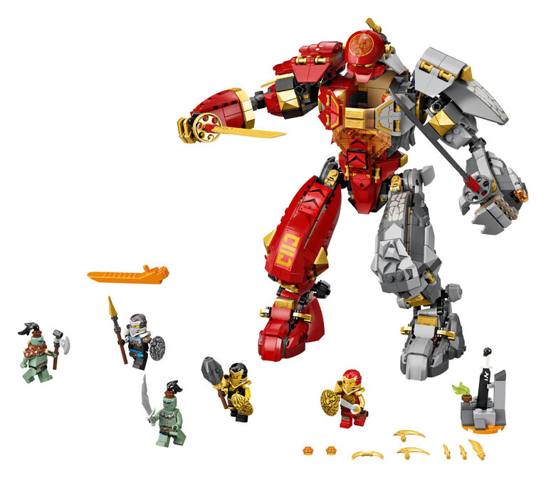 LEGO Ninjago Le Robot de feu et de pierre 71720 (968 pièces)