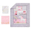 Ensemble de linge pour lit de bébé 3 pièces Licorne arc-en-ciel Bedtime Originals.
