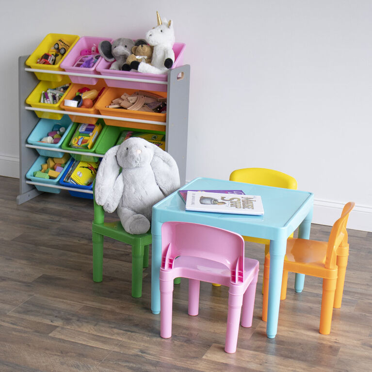 Humble Crew table et 2 chaises en plastique pour enfant 