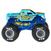 Monster Jam, Monster truck Backwards Bob officiel, véhicule en métal moulé, échelle 1:64, Jouets pour garçons à partir de 3 ans