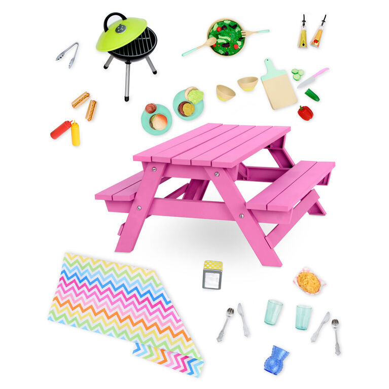 Our Generation, Picnic Table Set for 18-inch Dolls