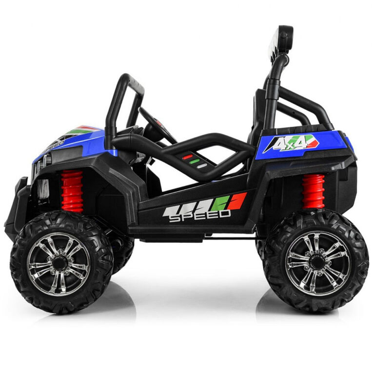 KidsVip 24V Kids & Toddlers UTV Viper 4WD Ride on car w/Remote Control - Blue - English Edition