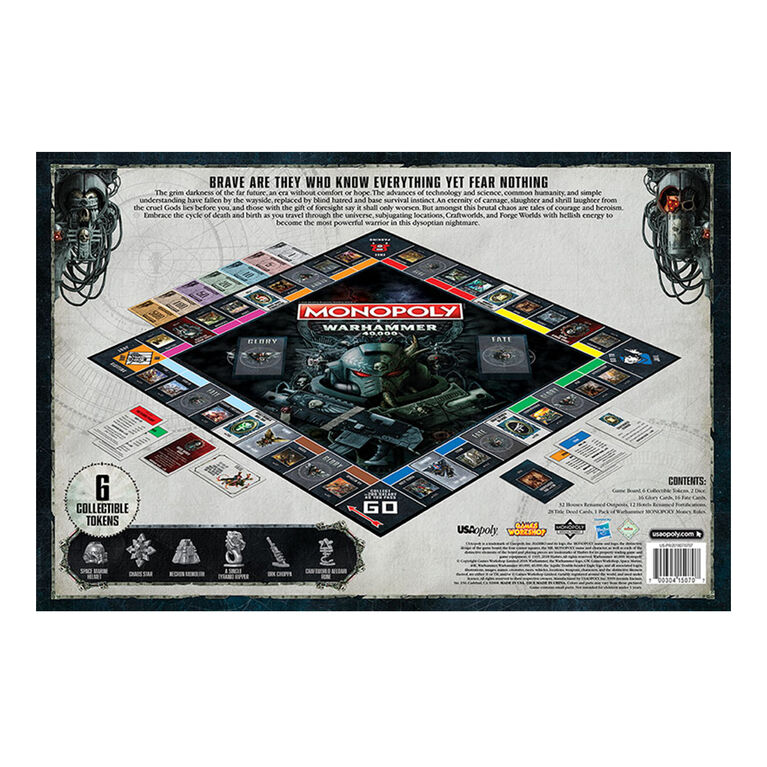 MONOPOLY: Warhammer 40k Board Game - English Edition
