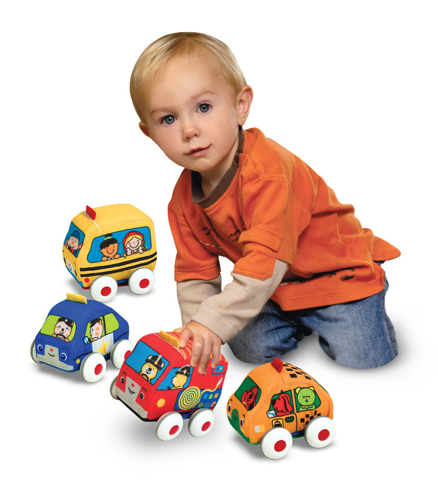 Melissa and doug online soft cars