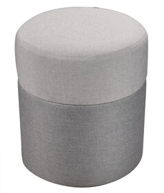 Kvell Split Storage Stool/Grey