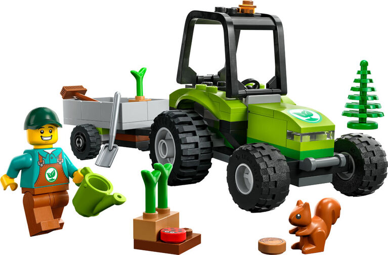 LEGO City Park Tractor 60390 Building Toy Set (86 Pieces)