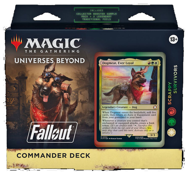 Magic The Gathering: "Fallout" Commander Deck - 1 per order, colour may vary (Each sold separately, selected at Random)