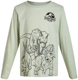 Jurassic World - Long Sleeve Tee - Jurassic / Green