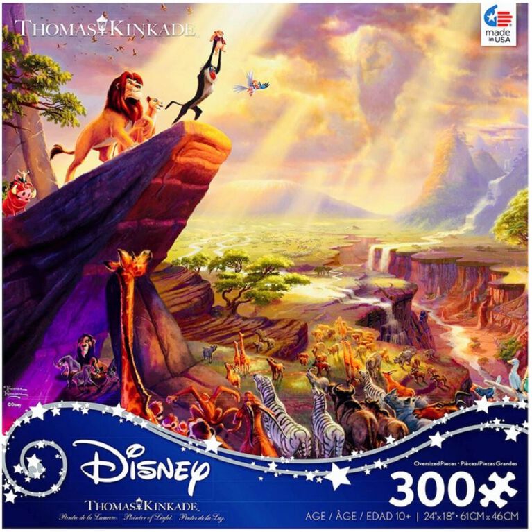 Ceaco Thomas Kinkdale Disney The Lion King 300PC Puzzle