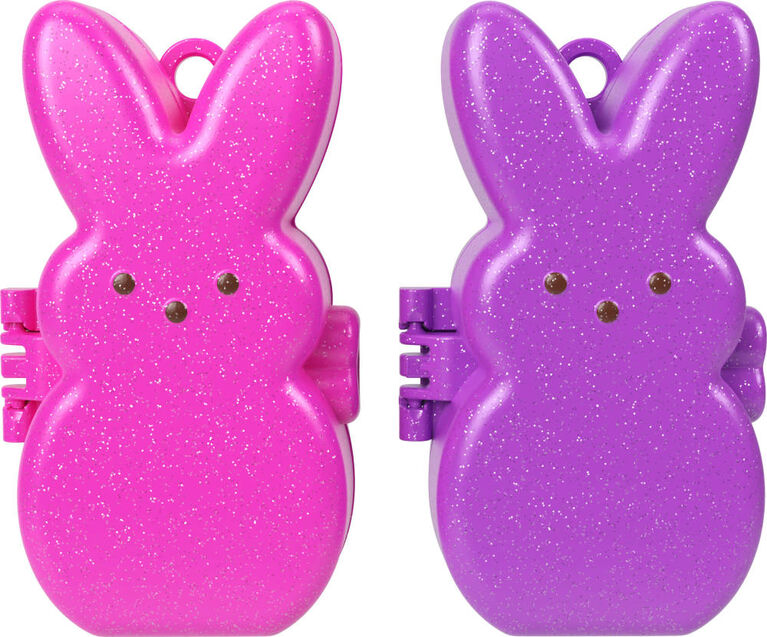 Polly Pocket Peeps, poupées et 2 coffrets de jeu avec 6 accessoires thématiques, jouet de voyage compact