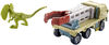 Matchbox - Jurassic World - Transporteurs de dinosaures - Véhicule et figurine - Dilopho-Loader.