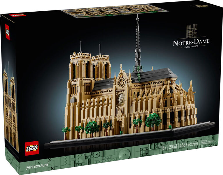 LEGO Architecture Notre-Dame de Paris Replica Build and Display Set 21061