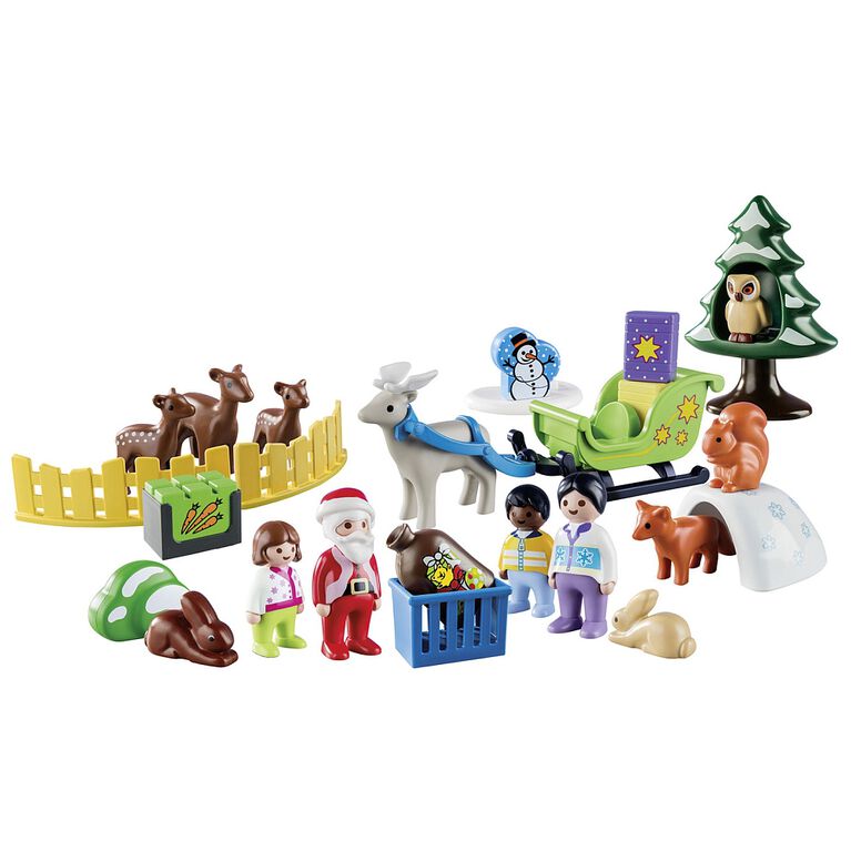 Playmobil 123 Christmas in the Forest of Animals Advent Calendar Toys R Us Canada
