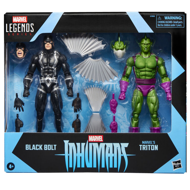 Marvel Legends Series Inhumans Black Bolt & Marvel's Triton Action Figure Two-Pack