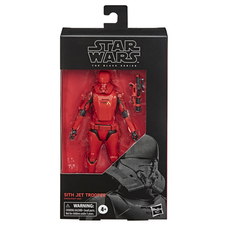 Star Wars The Black Series Sith Jet Trooper Toy 6-inch Scale: The Rise of Skywalker Collectible Action Figure
