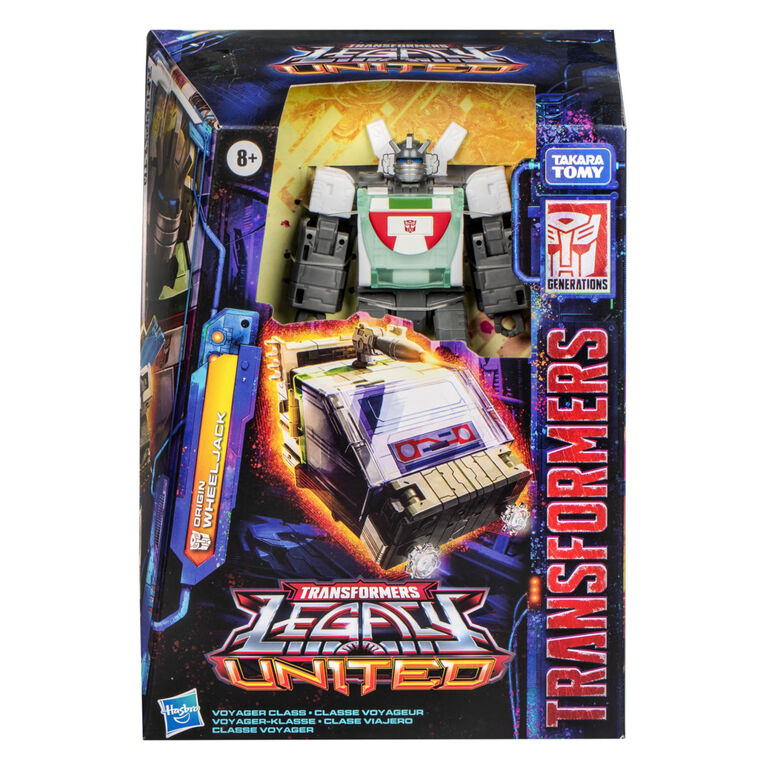 Transformers Generations Legacy United, figurine Origin Wheeljack classe Voyageur - Notre exclusivité