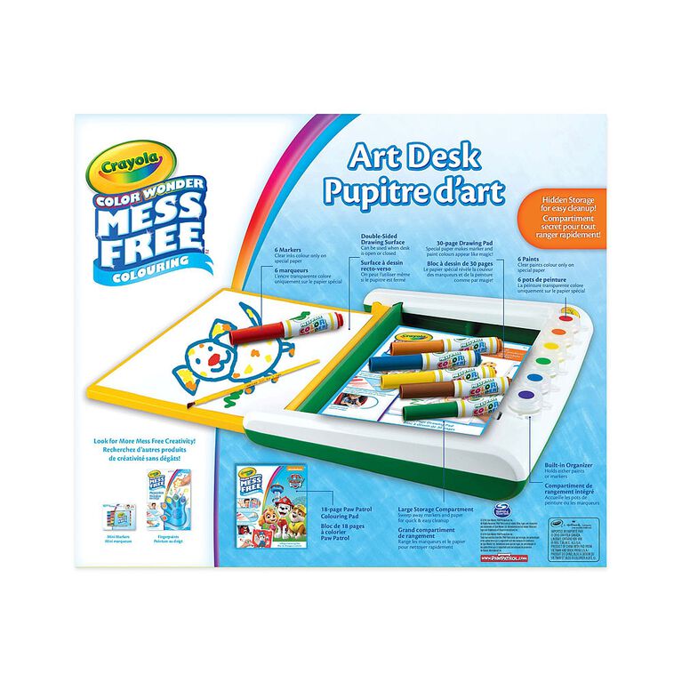 Crayola Color Wonder Mess Free Art Desk Toys R Us Canada