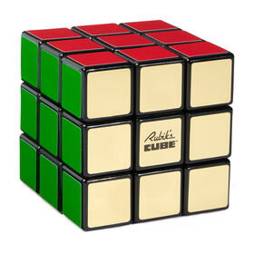 Rubik's Cube 3x3, Édition spéciale rétro 50e anniversaire, Casse-tête classique de correspondance de couleurs, Casse-tête stimulant, Jeu à manipuler