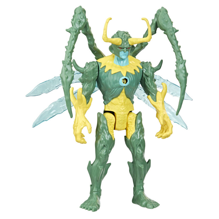 Marvel Avengers Mech Strike Monster Hunters, figurine deluxe Loki de 15 cm avec ailes mobiles