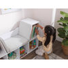 Bookcase with Reading Nook - White
