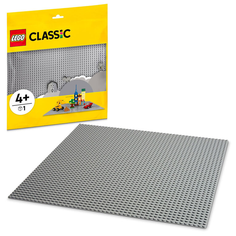 LEGO Classic Plaque de base grise 11024 Ensemble de construction pour  enfants (1 pièce)