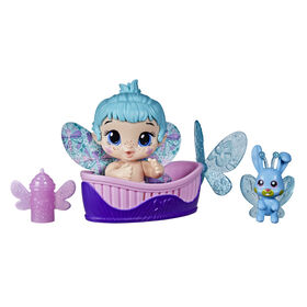 Baby Alive mini-poupée GloPixies Aqua Flutter, poupée de fée phosphorescente