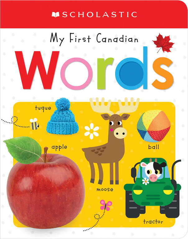 Scholastic - Scholastic Early Learners: My First Canadian: Words - Édition anglaise