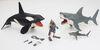 Animal Planet - Mega Shark and Orca Playset - R Exclusive