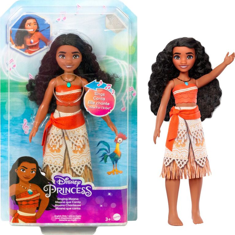 Disney Princesses Poupée Moana Chantante