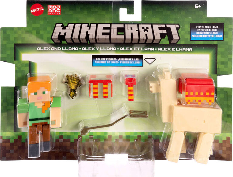 Minecraft Toys, 2-Pack of Action Figures, Gifts for Kids