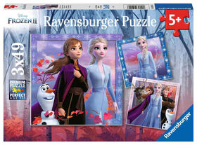 Ravensburger - Disney Frozen 2 - The Journey Starts Puzzle 3 x 49pc