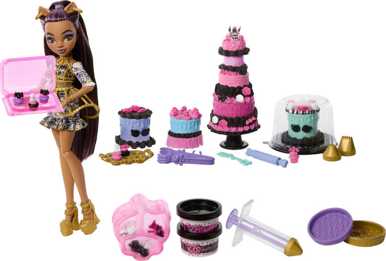 Monster High-Kit Gâteau d'Anniversaire Clawdeen Wolf