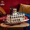 LEGO Ideas Le Bateau à Vapeur Fluvial, Décor Nautique pour la Maison, Ensemble de Bateau à Collectionner, Cadeau de Voyage 21356