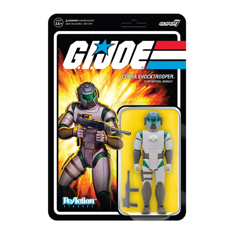 GI Joe ReAction Figures Wave 2 - Cobra Shocktrooper (Fusil B)