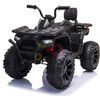 KidsVip 24V Kids and Toddlers Titan Ride On Quad/ATV w/Rubber Wheels - Black - English Edition