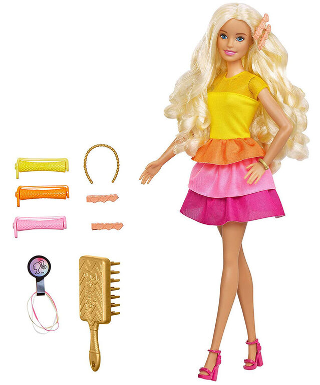 Barbie Ultimate Curls Doll and Playset