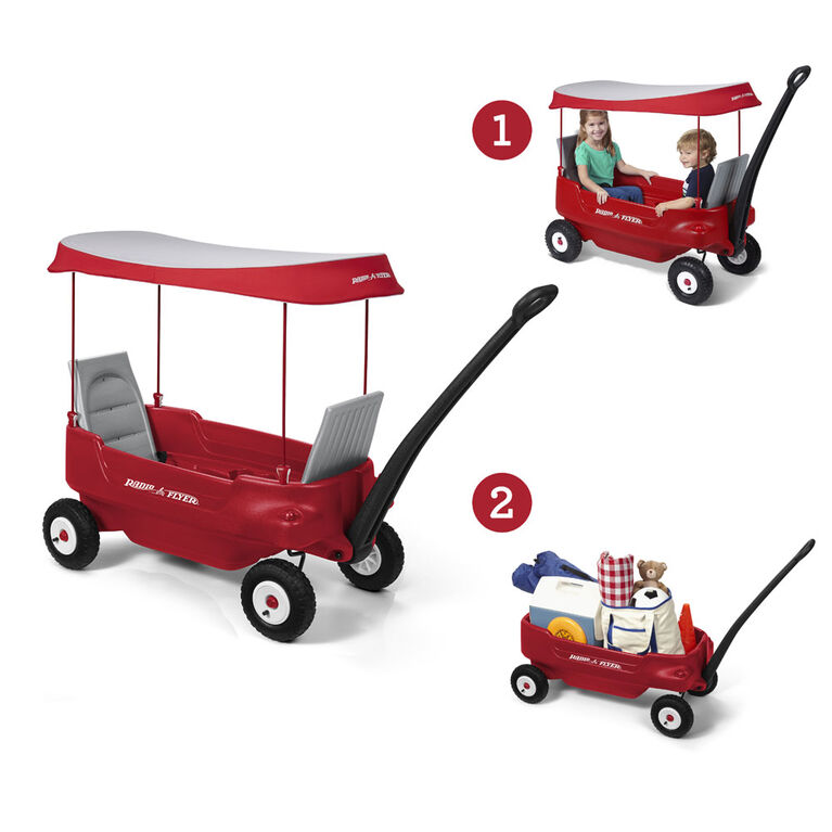 Radio Flyer - Deluxe All-Terrain Pathfinder Wagon - Red - R Exclusive