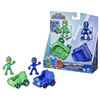 PJ Masks Gekko vs Night Ninja Battle Racers Preschool Toy, Vehicle and Action Figure