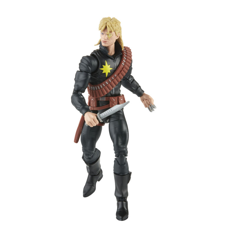 Marvel Legends Series X-Men Classic Longshot 6-inch Action Figure Toy, 4 Accessories