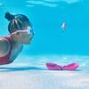 Swimways Disney Princess Ariel Dive N Surprise, Swimming Pool Accessories & Kids Pool Toys, Little Mermaid Party Supplies & Water Toys
