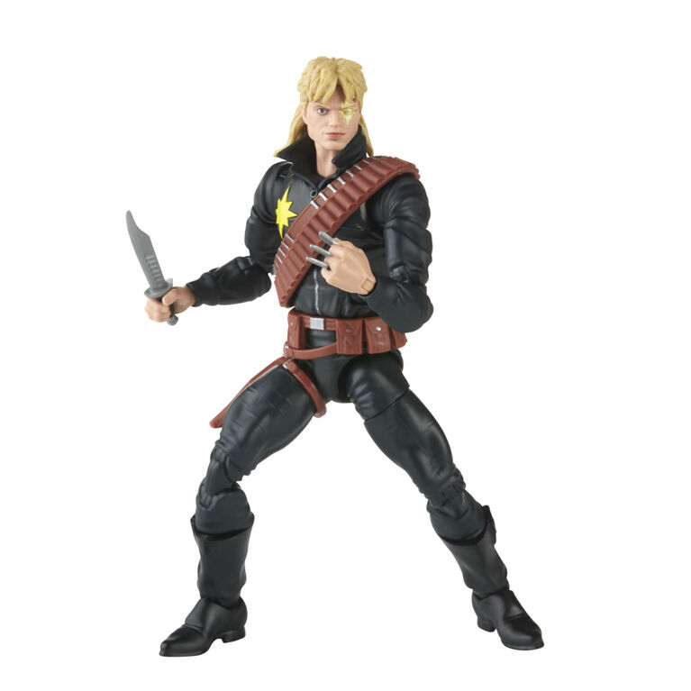 Marvel Legends Series X-Men Classic Longshot 6-inch Action Figure Toy, 4 Accessories