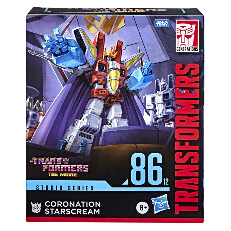 Transformers Studio Series 86-12 Leader Class 1986 Coronation Starscream Action Figure