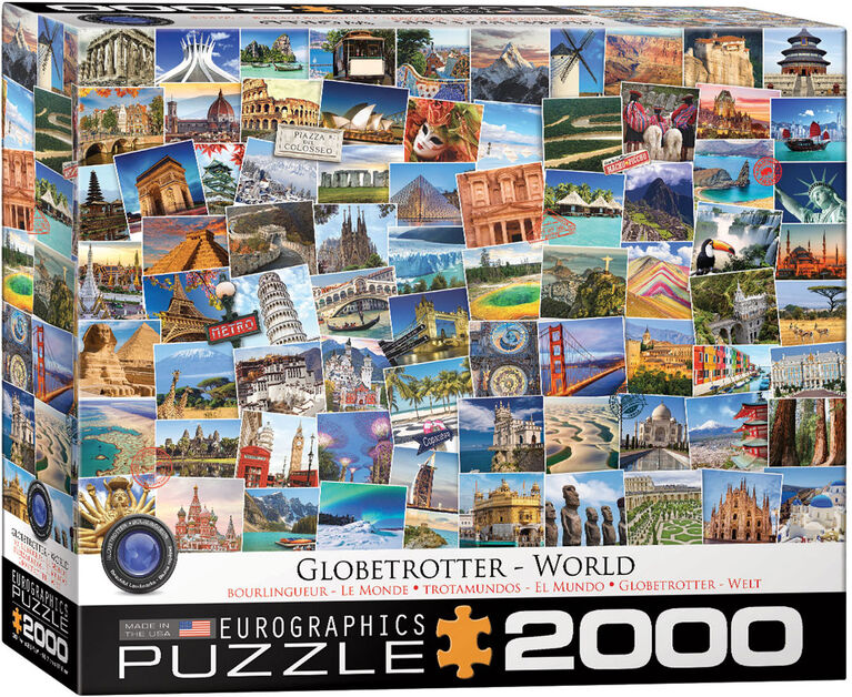 Eurographics Variety 2000 Piece Globetrotter World
