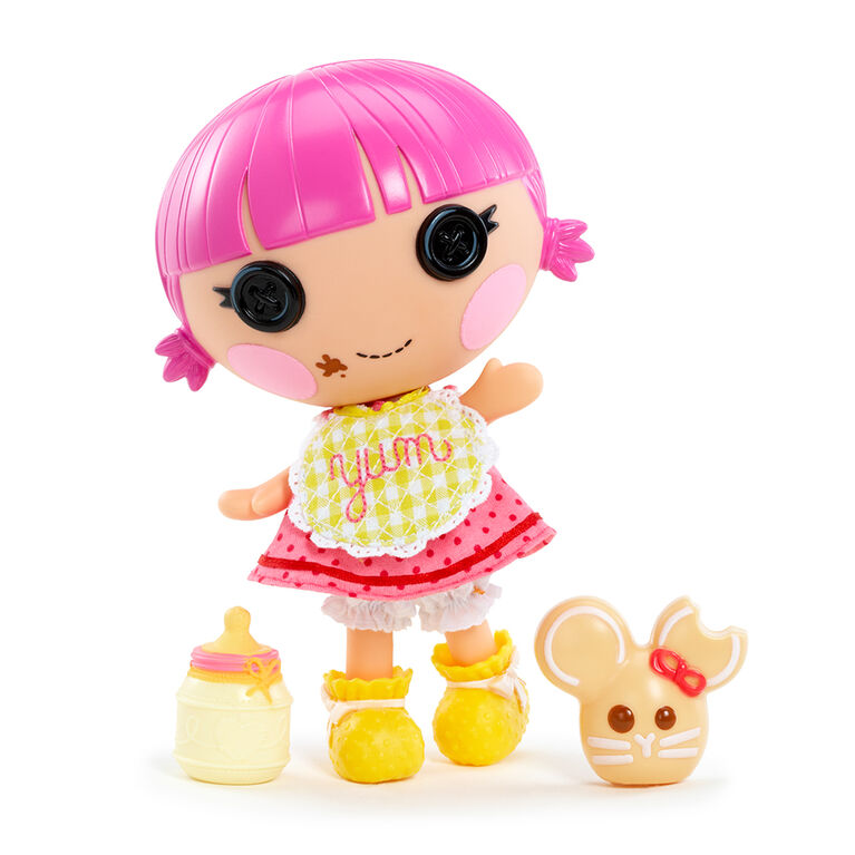 Lalaloopsy Littles Doll - Sprinkle Spice Cookie with Pet Cookie Mouse, 7" baker doll