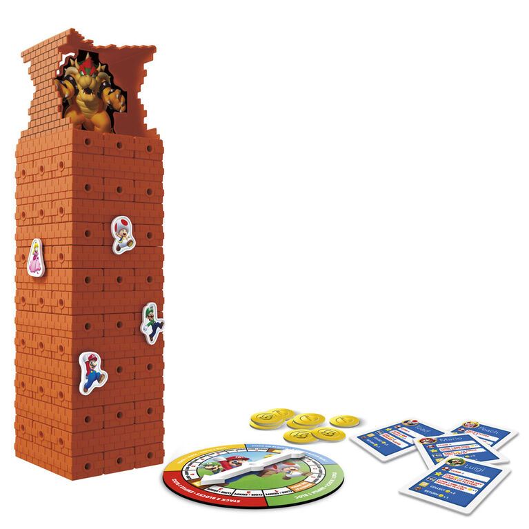 Jenga: Super Mario Edition Game, Block Stacking Tower Game