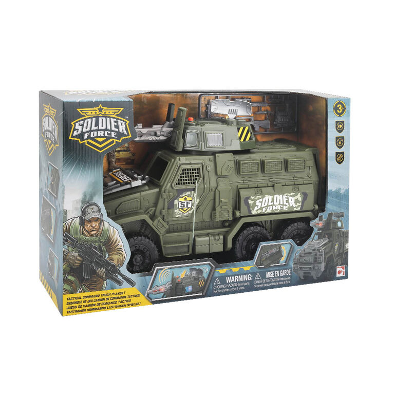 Ensemble de jeu Soldier Force - Camion de commandement tactique