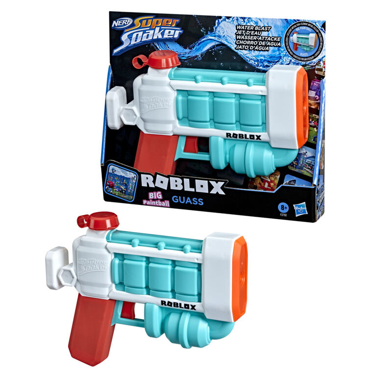 Nerf Super Soaker Roblox BIG Paintball!: Guass Water Blaster - R Exclusive