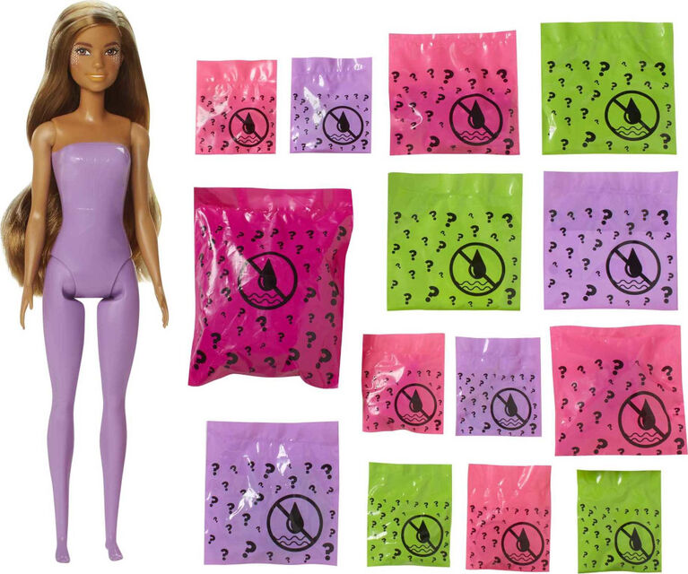 Barbie Color Reveal Peel Doll with 25 Surprises & Mermaid Fantasy Fashion Transformation